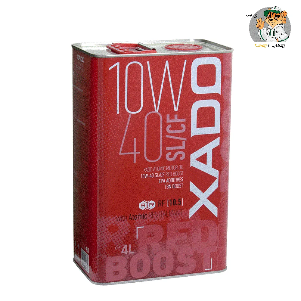 روغن موتور زادو 4 لیتر XADO Redboost Oil 10W-40 SL/CF