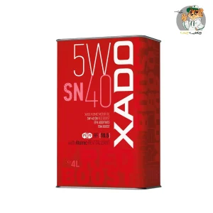 روغن موتور زادو XADO Red Boost Oil 5W‑40 SN چهارلیتری
