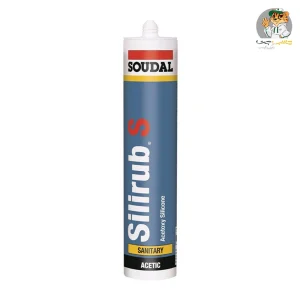 چسب سیلیکون سفید سودال SOUDAL Silirubs