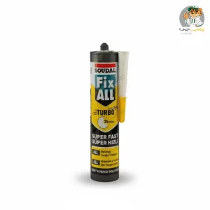 چسب سیلیکون سودال توربو سفید Soudal Fix ALL Turbo