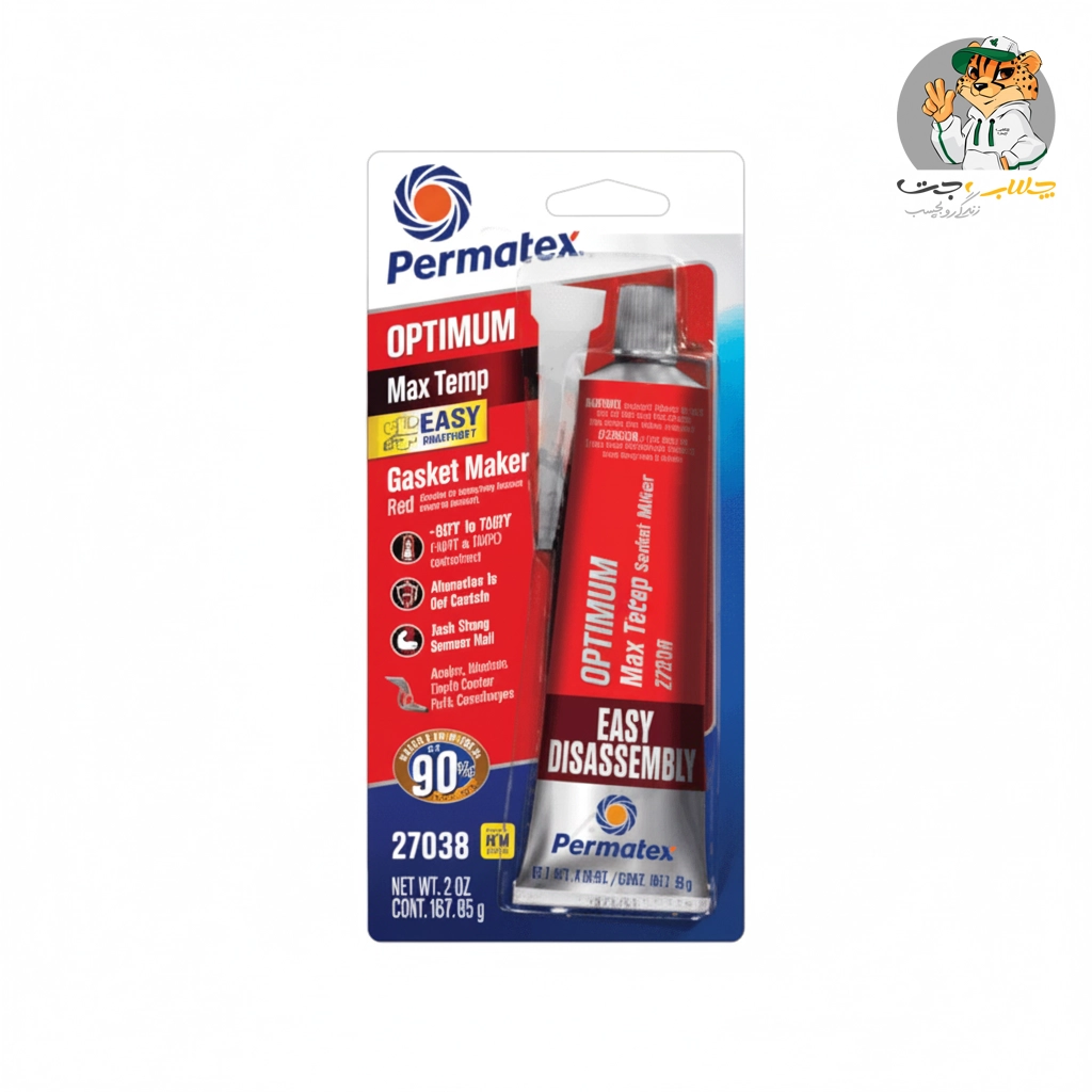 واشرساز اپتیموم قرمز پرماتکس Permatex Optimum red RTV Silicon