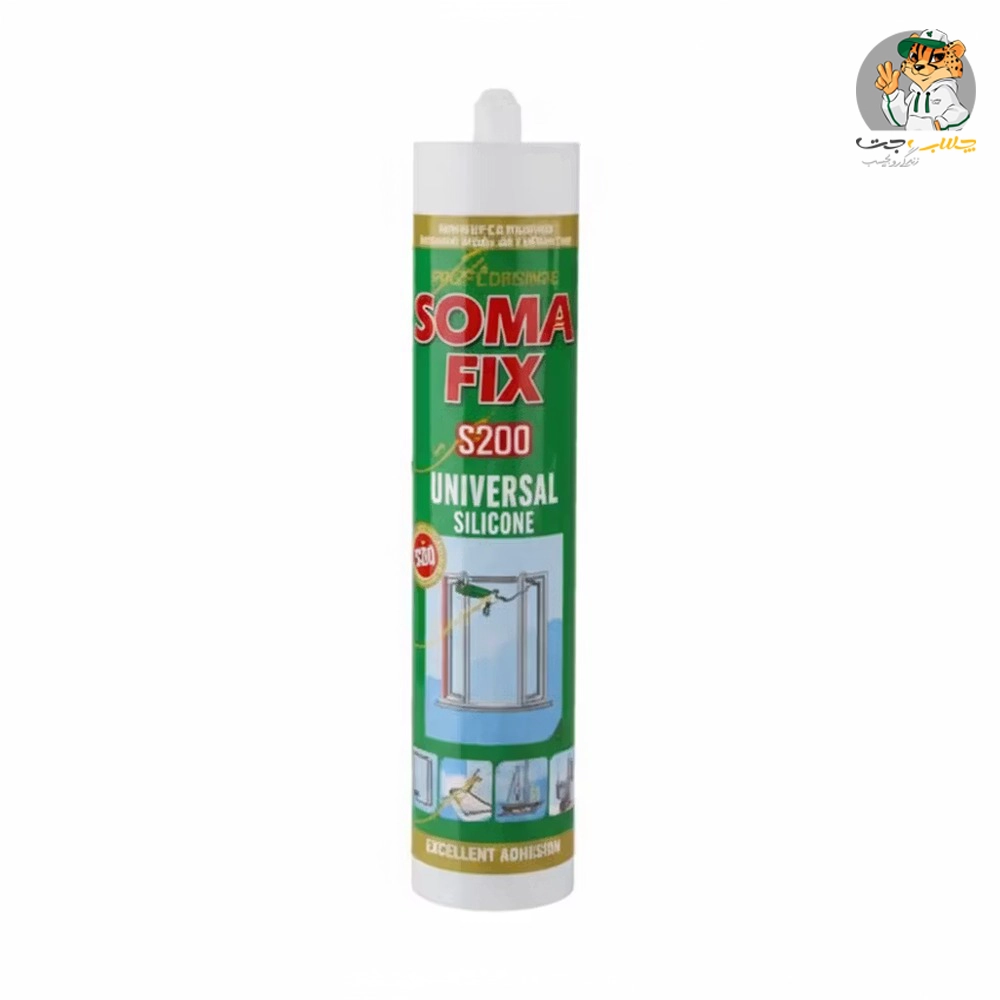 چسب سیلیکون شفاف سومافیکس SOMAFIX Silicon S200 280ml
