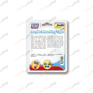 چسب دوطرفه قوی آکریلیک شفاف باس تیپ Boss Tape Akrilik Double Tape 24mm×2m