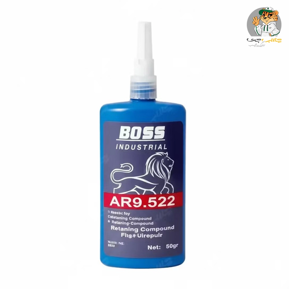 چسب رزوه بلبرینگ Boss 522 50ml