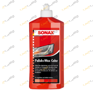 پولیش و واکس رنگی قرمز سوناکس sonax