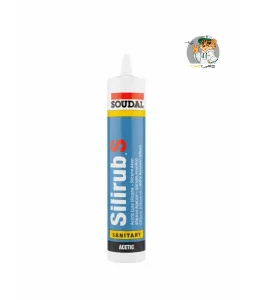 چسب سیلیکون Soudal Silirub S شفاف – سیلیکون بهداشتی ضدکپک