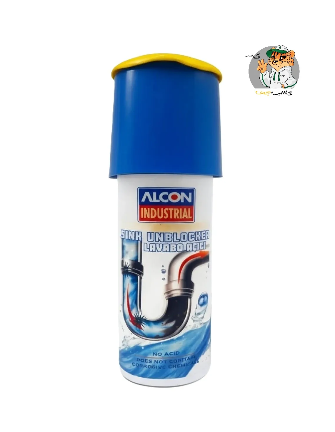 بازکننده و تمیزکننده سینک الکون Alcon Industrial Sink Unblocker – رفع گرفتگی لوله بدون اسید و فرمول ایمن