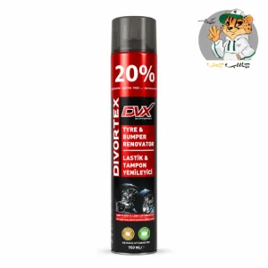 اسپری براق‌کننده و احیاکننده لاستیک و سپر و قطعات پلاستیکی دیورتکس Aero Tire & Bumper Shine Divortex